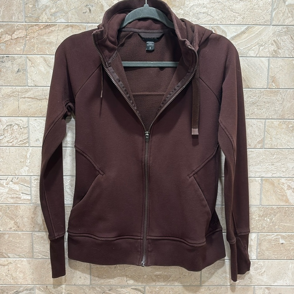 Athleta Fleece Hooded Jacket